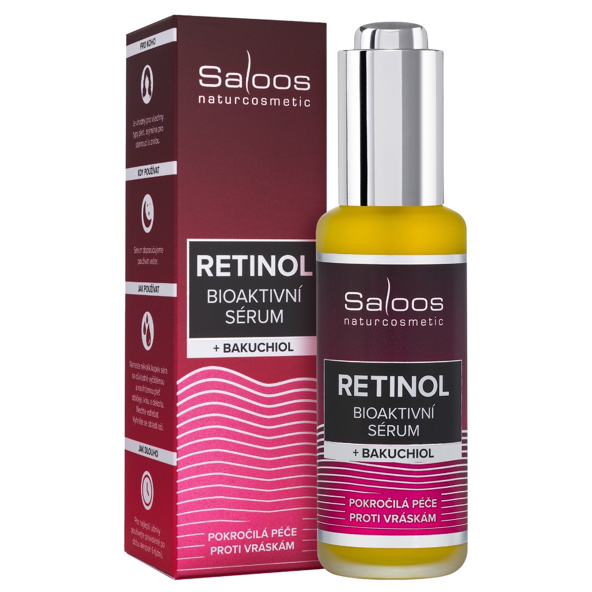Saloos Retinol biaktivní sérum BIO 50 ml Saloos