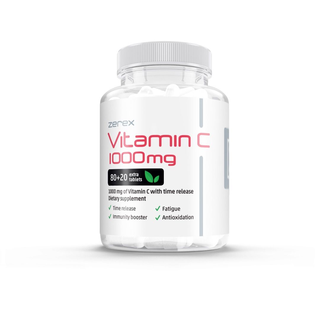 Zerex Vitamín C 1000 mg s postupným uvolňováním 100 tablet Zerex
