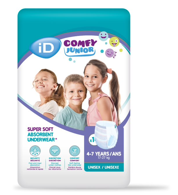 iD Comfy Junior Pants 4–7 let plenkové kalhotky 14 ks iD