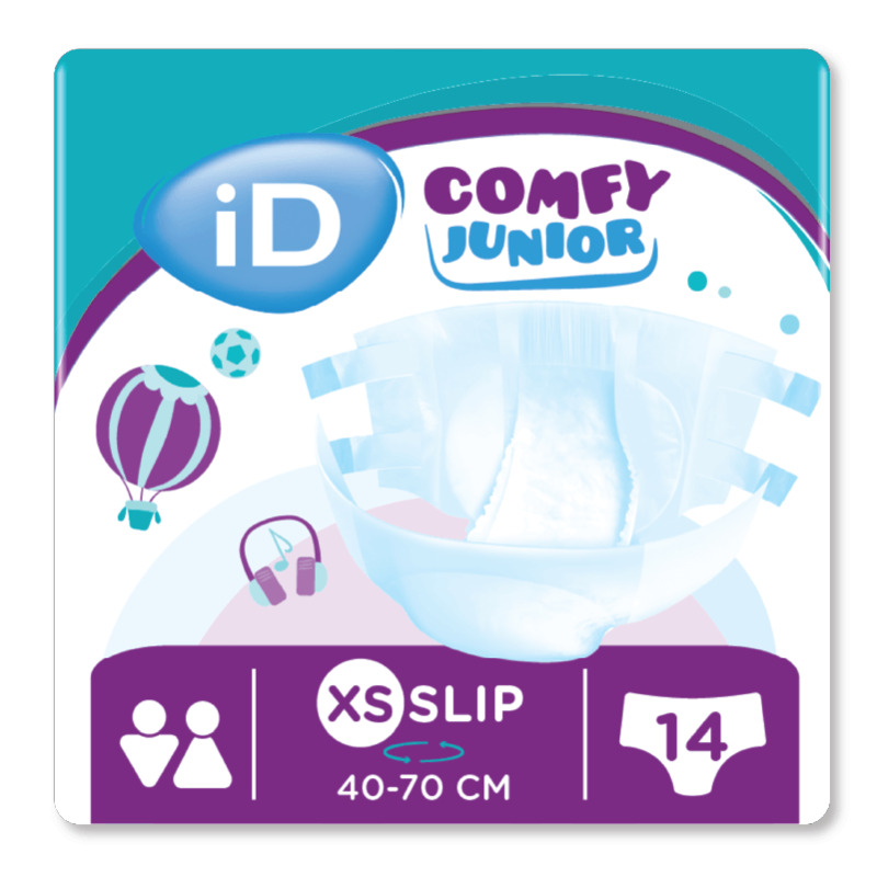 iD Comfy Junior XS Slip plenkové kalhotky 14 ks iD