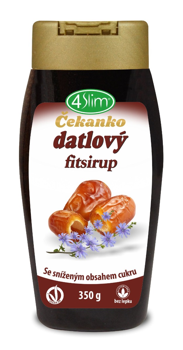 4Slim Čekanko datlový fitsirup 350 g 4Slim