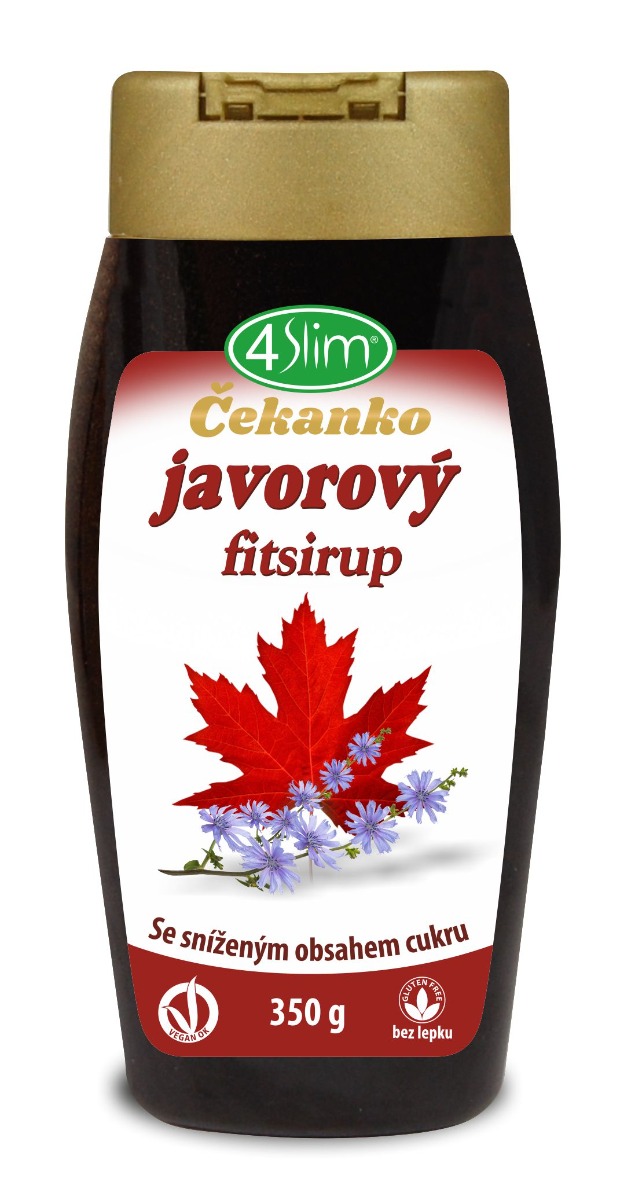4Slim Čekanko javorový fitsirup 350 g 4Slim