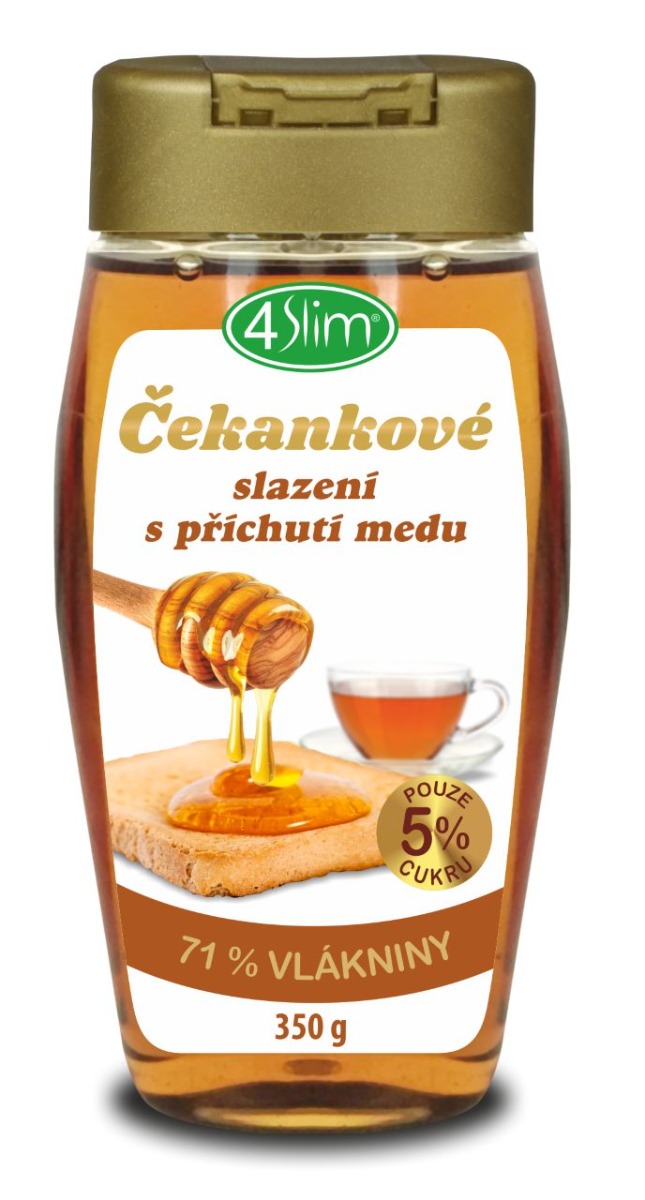 4Slim Čekankové slazení s příchutí medu 350 g 4Slim