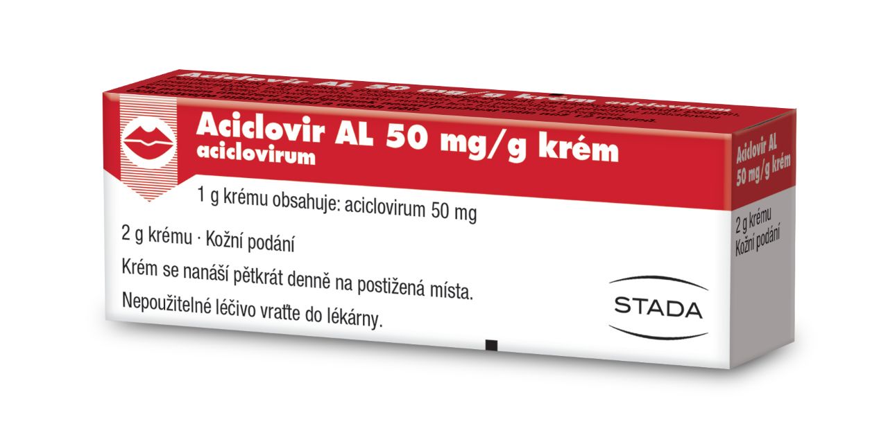 Aciclovir AL 50 mg/g krém 2 g Aciclovir