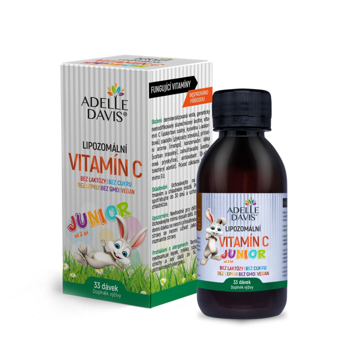 Adelle Davis Lipozomální vitamín C JUNIOR 100 ml Adelle Davis