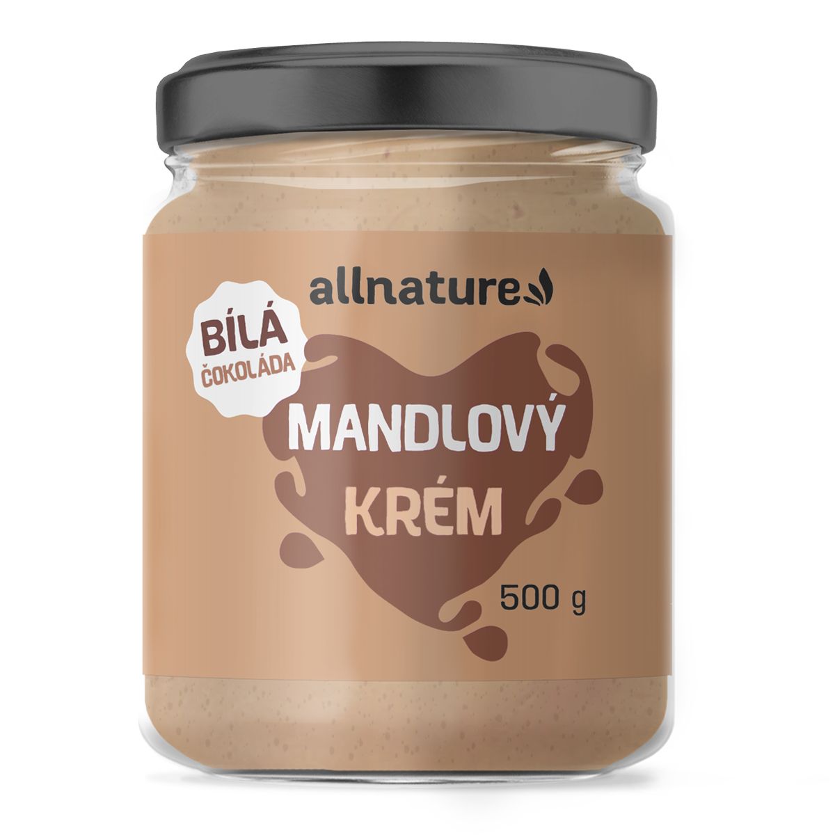 Allnature Mandlový krém s bílou čokoládou 500 g Allnature