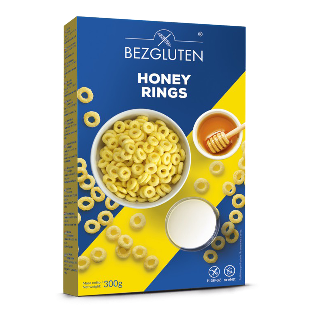 BEZGLUTEN Honey rings medové kroužky bez lepku 300 g BEZGLUTEN