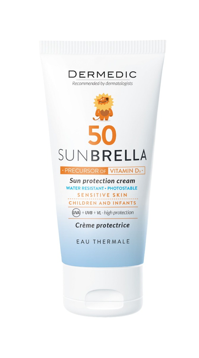 Dermedic Sunbrella Baby Pleťový opalovací krém SPF50 50 g Dermedic