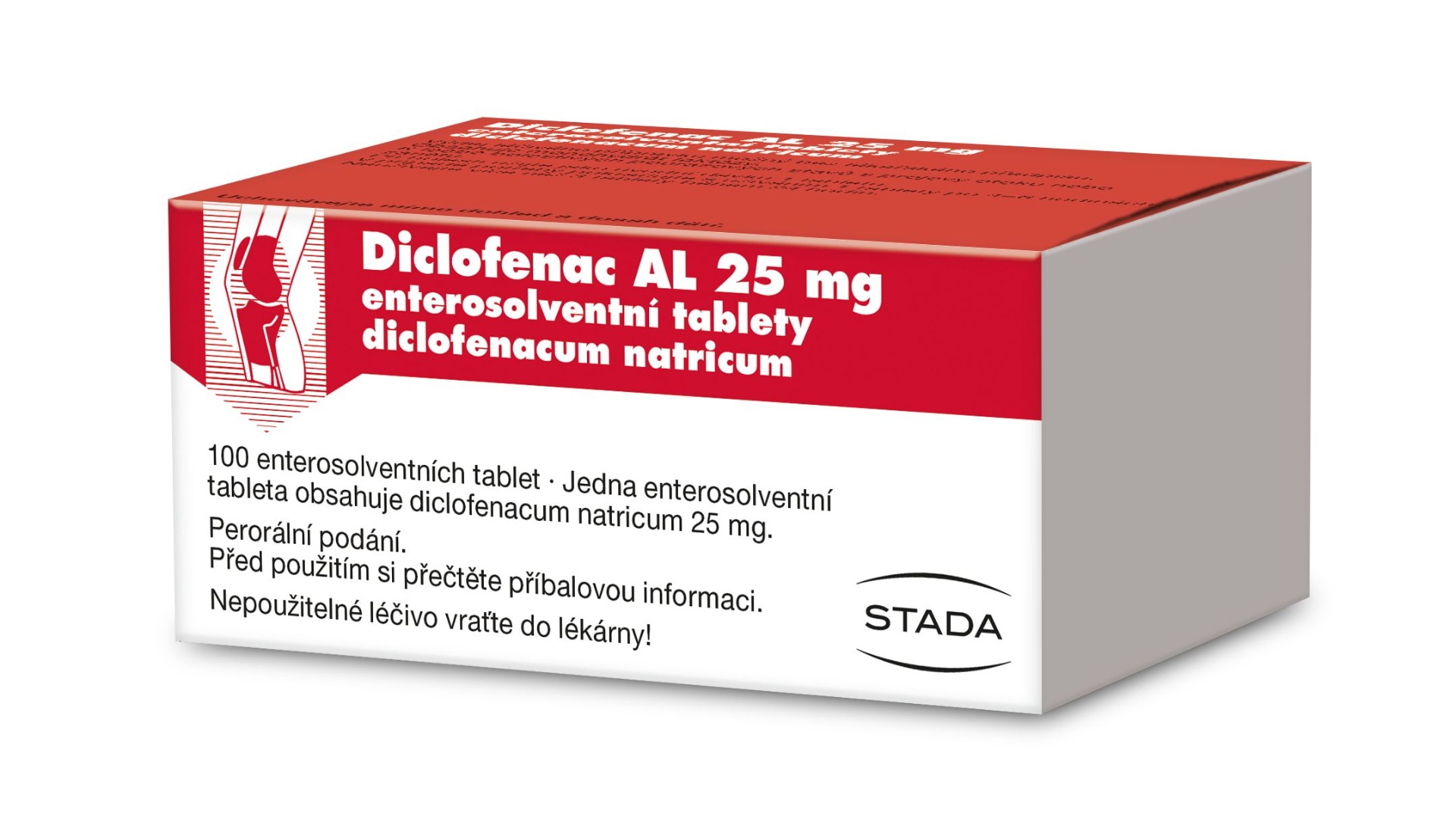 Diclofenac AL 25 mg 100 tablet Diclofenac