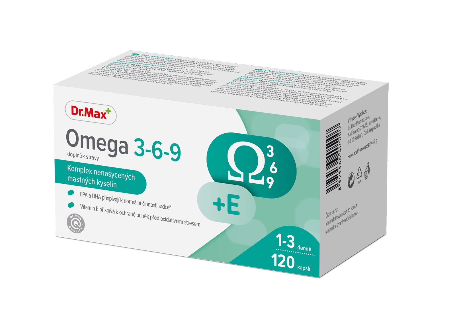 Dr.Max Omega 3-6-9 120 kapslí Dr.Max