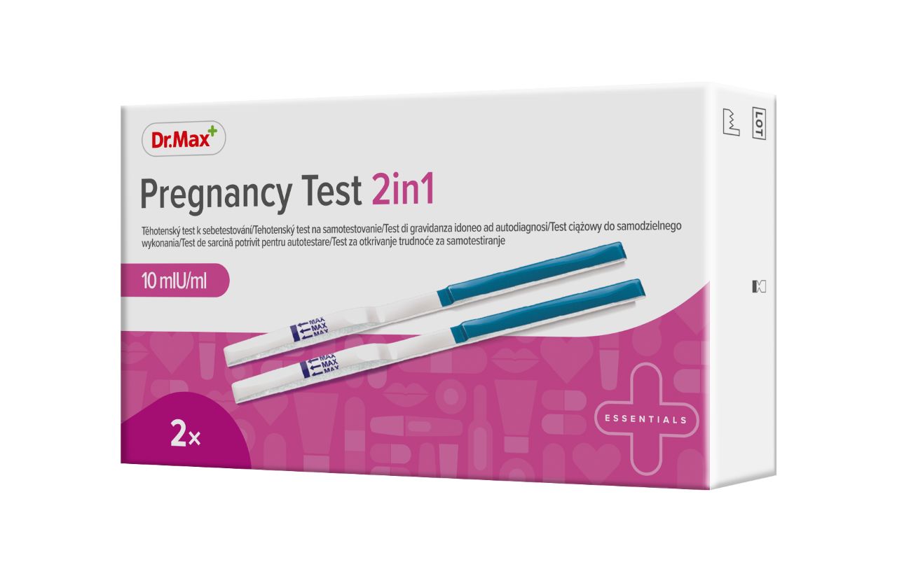 Dr.Max Pregnancy Test 2in1 2 ks Dr.Max