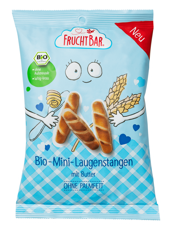 FruchtBar BIO Křupavé máslové bagetky 90 g FruchtBar