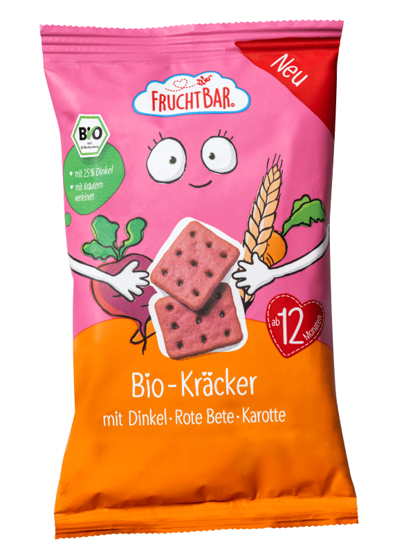 FruchtBar BIO Špaldové polštářky řepa/mrkev 75 g FruchtBar