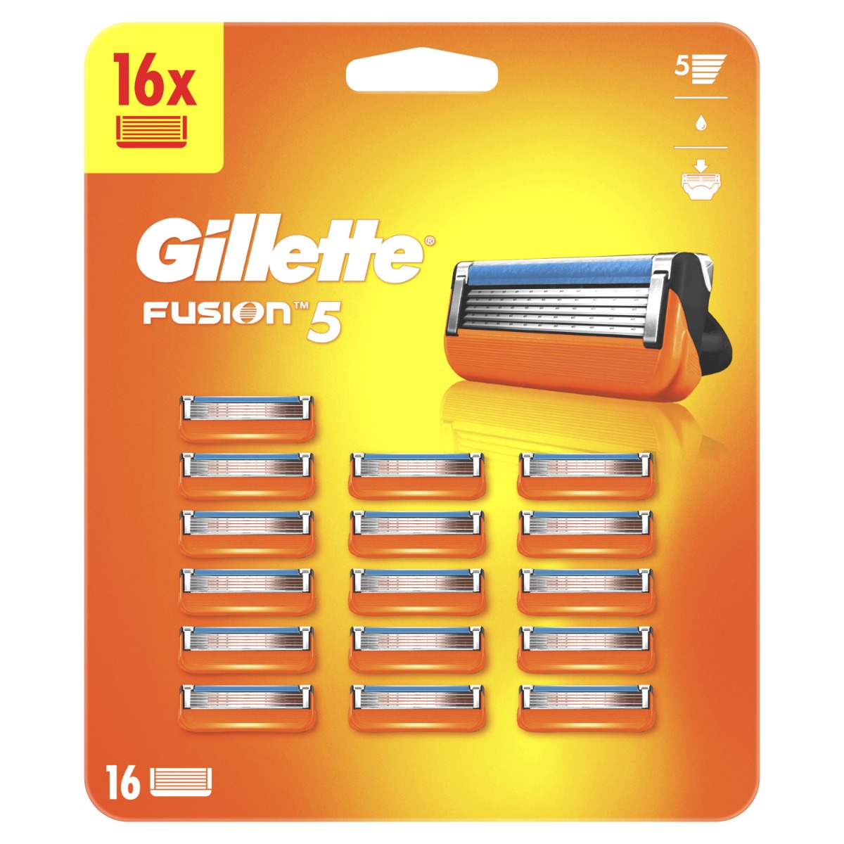 Gillette Fusion5 Manual náhradní hlavice 16 ks Gillette