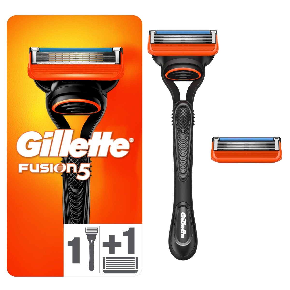 Gillette Fusion5 Manual pánský holicí strojek + 2 hlavice Gillette