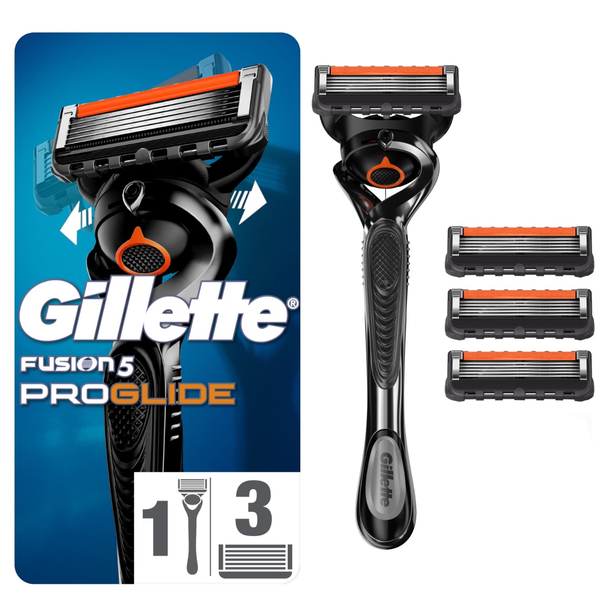 Gillette Fusion5 ProGlide pánský holicí strojek + 4 hlavice Gillette