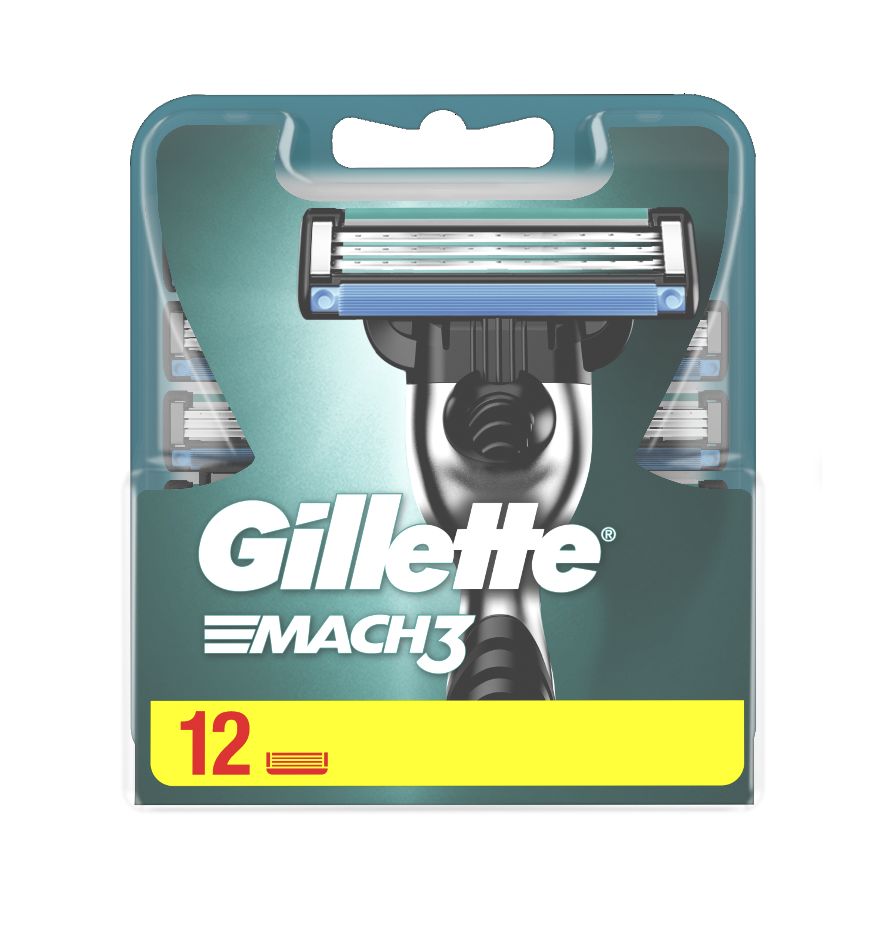 Gillette Mach3 náhradní hlavice 12 ks Gillette