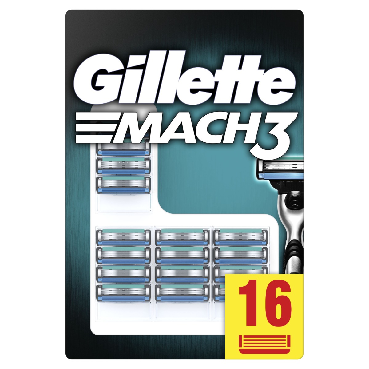 Gillette Mach3 náhradní hlavice 16 ks Gillette