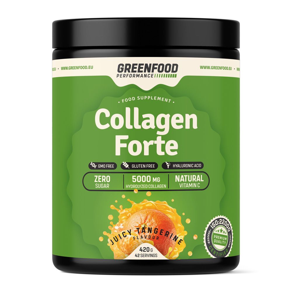 GreenFood Performance Collagen Forte Juicy mandarinka 420 g GreenFood Performance