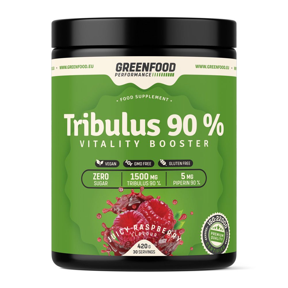 GreenFood Performance Tribulus Juicy malina 420 g GreenFood Performance