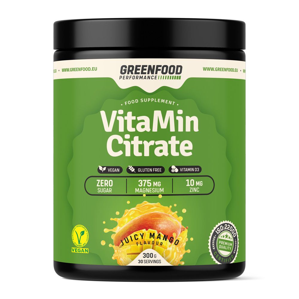 GreenFood Performance VitaMin Citrate Juicy mango 300 g GreenFood Performance