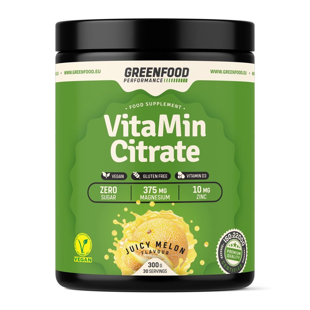 GreenFood Performance VitaMin Citrate Juicy meloun 300 g GreenFood Performance