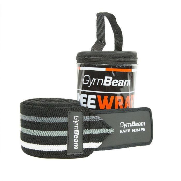 GymBeam Knee Wraps bandáže na kolena 2 ks GymBeam