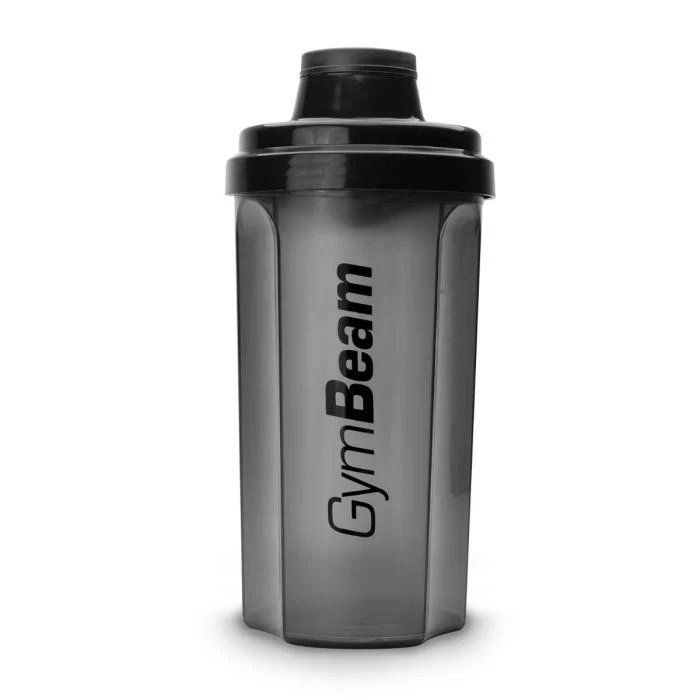 GymBeam Šejkr Transparent Black 700 ml GymBeam