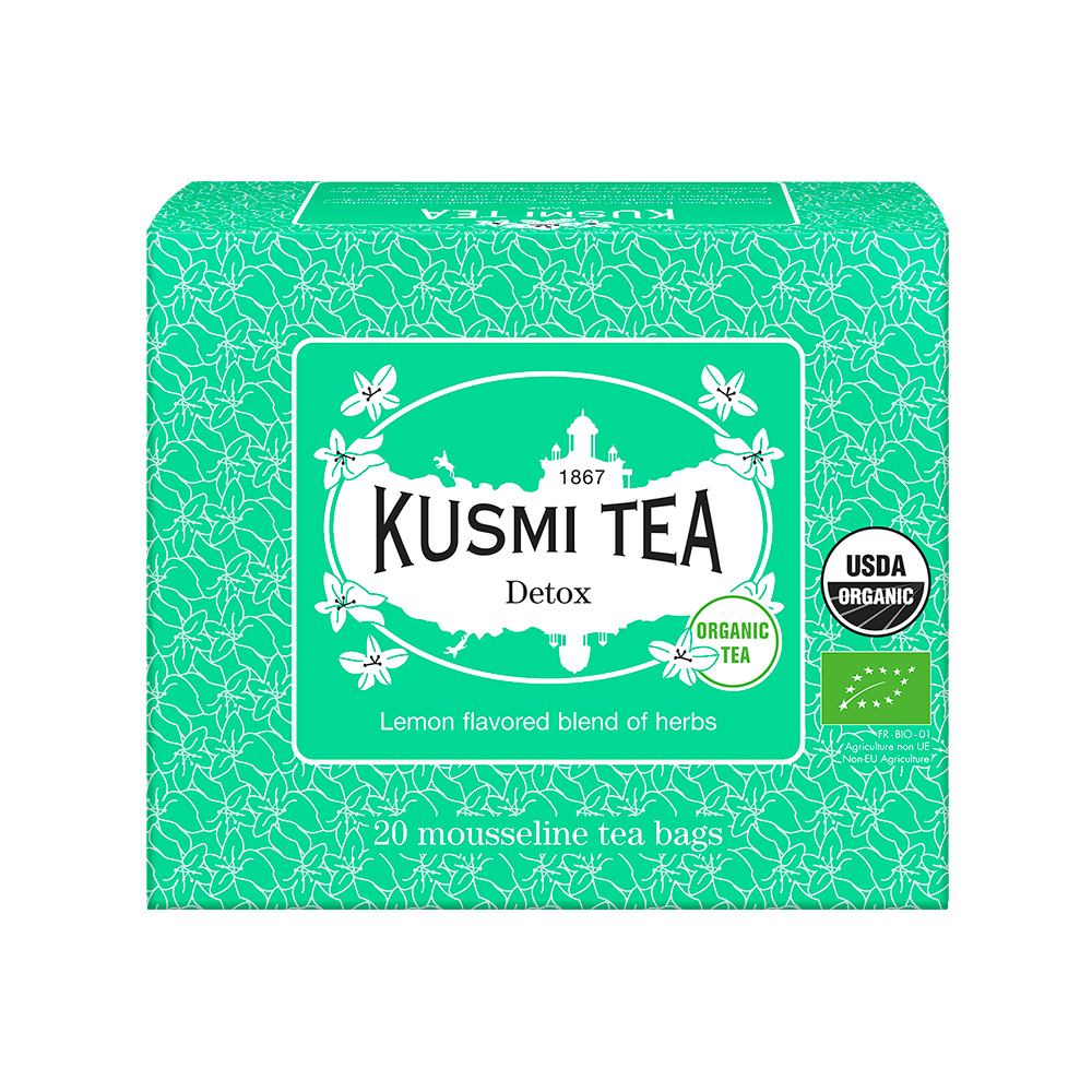 Kusmi Tea Organic Detox mušelínové sáčky 20x2 g Kusmi Tea