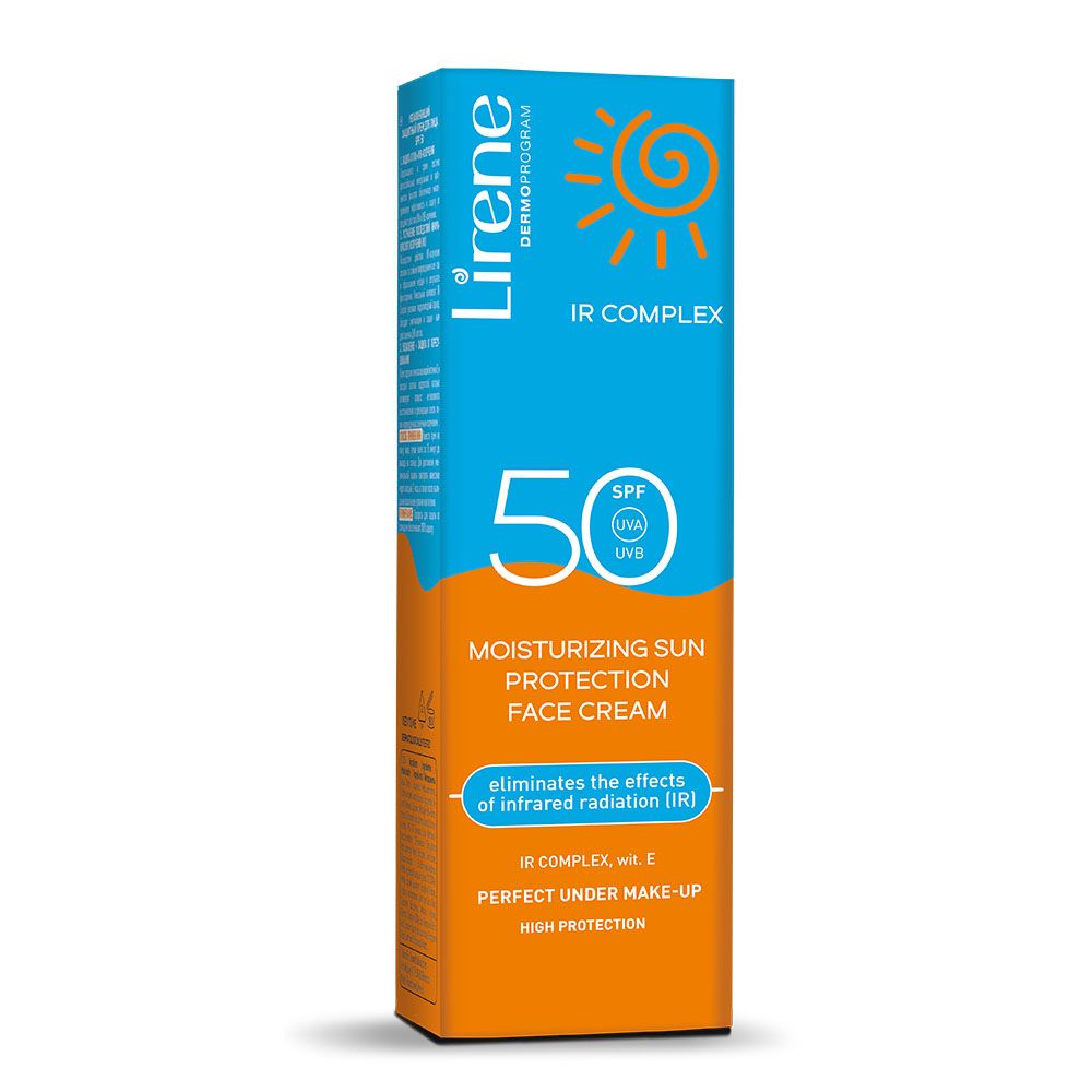 Lirene Hydratační opalovací krém na obličej SPF50 40 ml Lirene