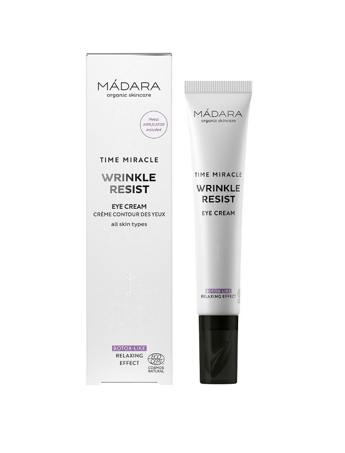 MÁDARA TIME MIRACLE Wrinkle Resist vyhlazující oční krém s aplikátorem 20 ml MÁDARA