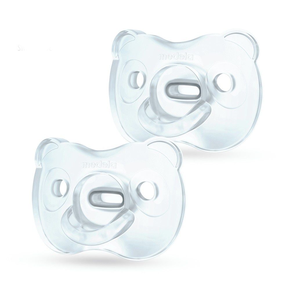 Medela Baby Měkký celosilikonový dudlík chlapec 6-18m 2 ks Medela