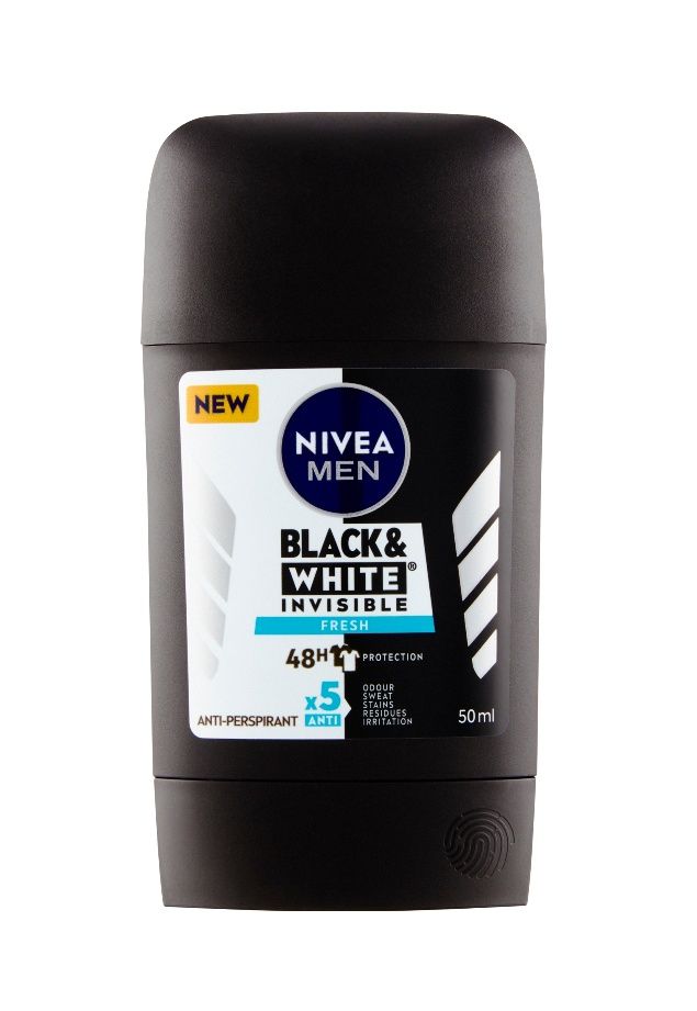 Nivea Men Black & White Invisible Fresh tuhý antiperspirant 50 ml Nivea