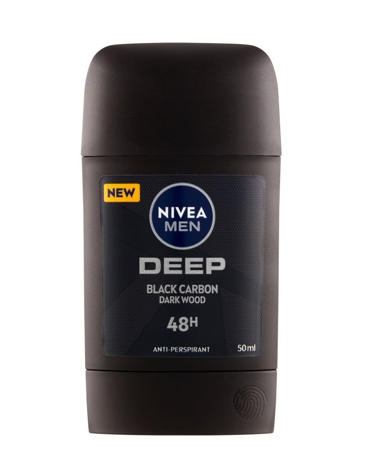 Nivea Men Deep Black Carbon tuhý antiperspirant 50 ml Nivea