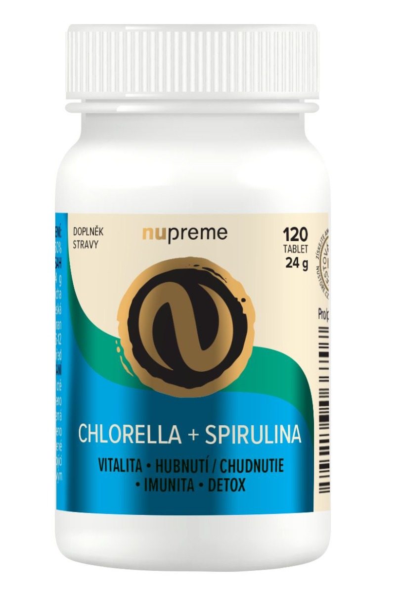 Nupreme BIO Chlorella + Spirulina 120 tablet Nupreme