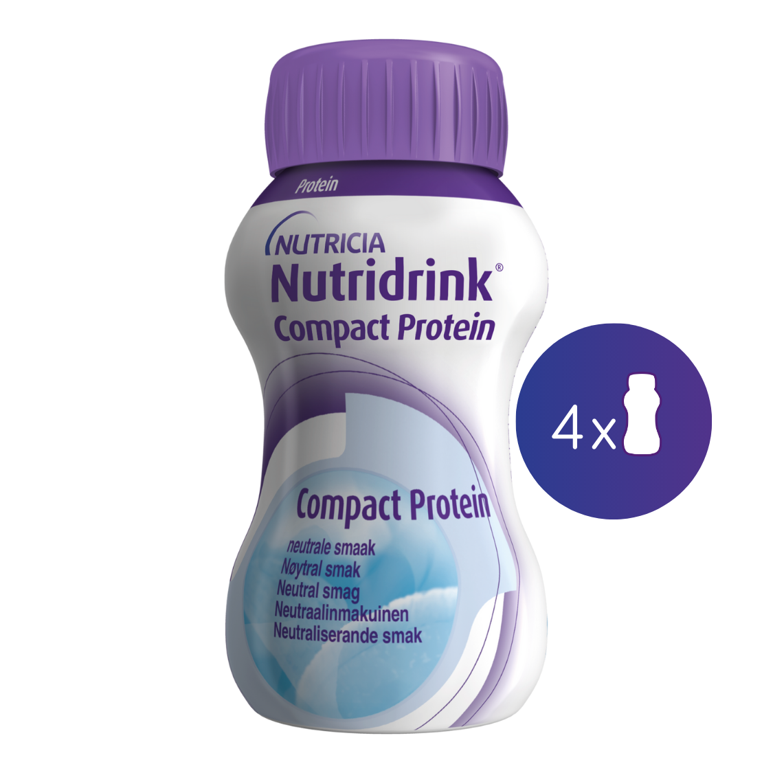 Nutridrink Compact Protein neutrální 4x125 ml Nutridrink