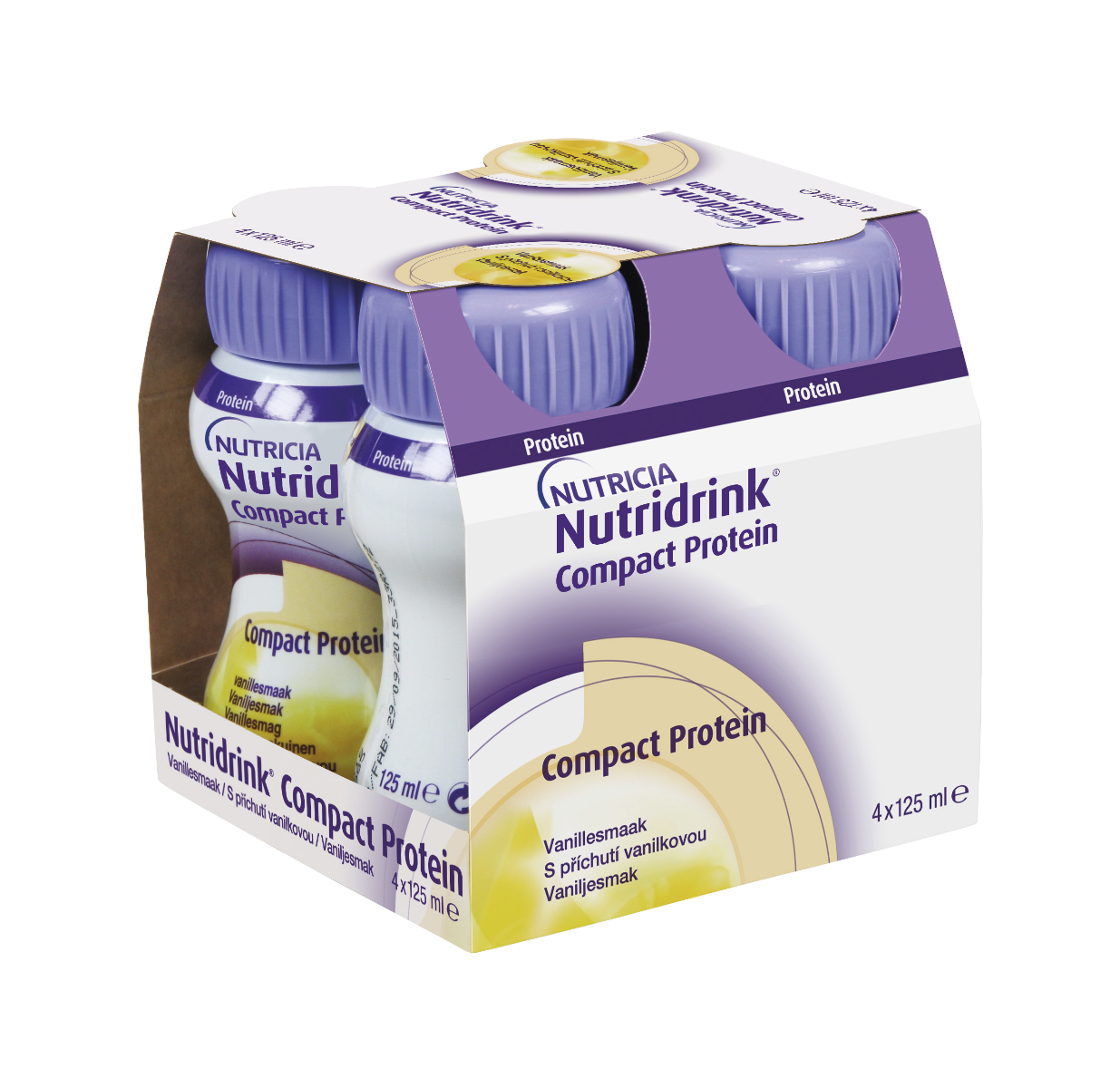 Nutridrink Compact Protein vanilka 4x125 ml Nutridrink