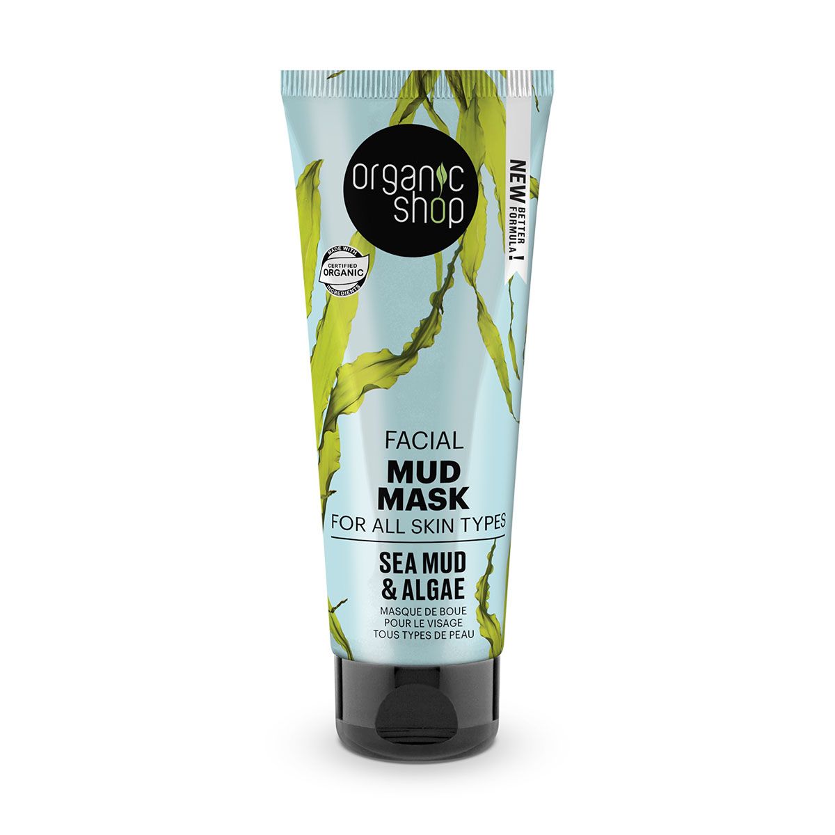 Organic Shop Pleťová maska Mořské bahno a řasy 75 ml Organic Shop