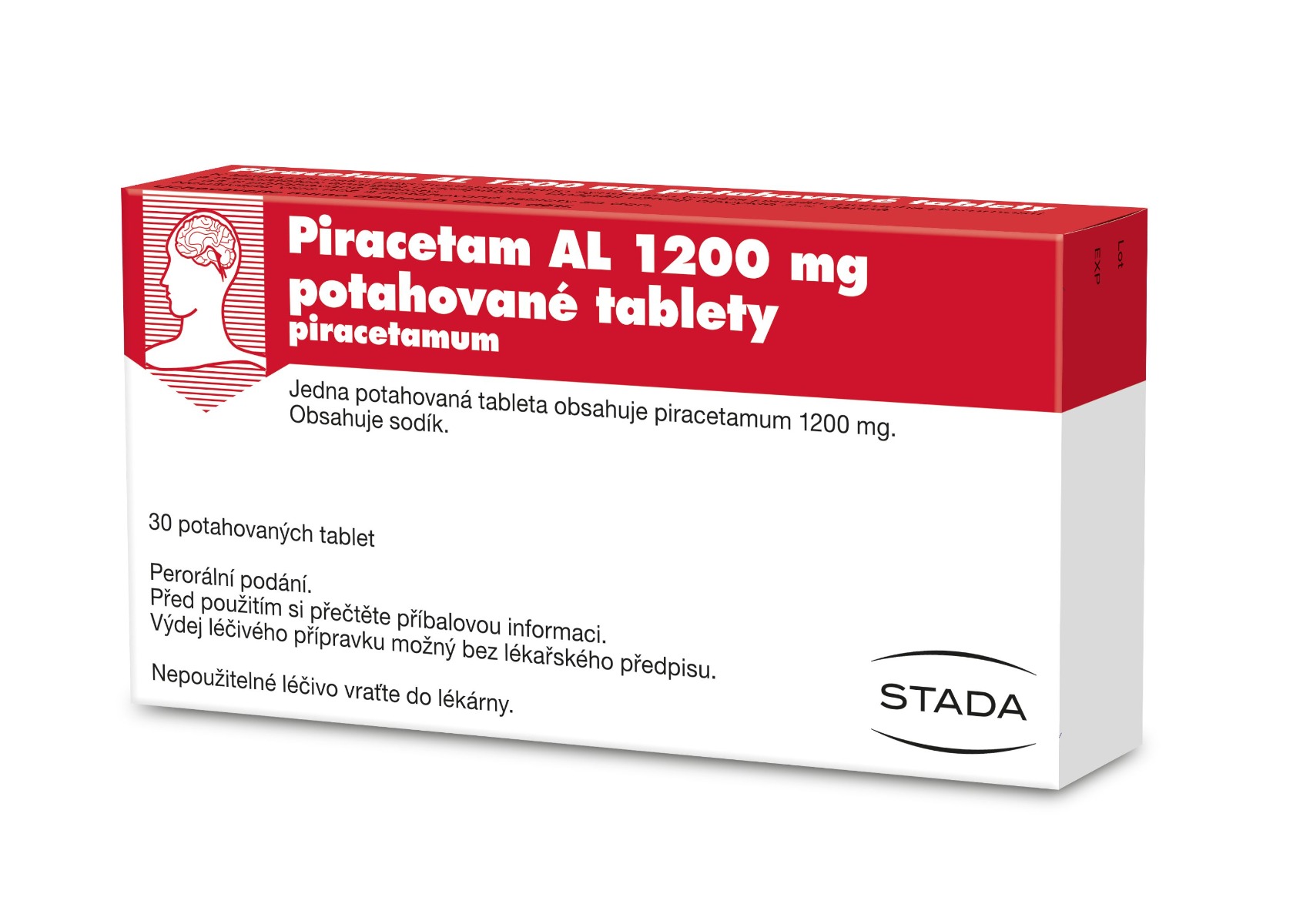 Piracetam AL 1200 mg 30 potahovaných tablet Piracetam