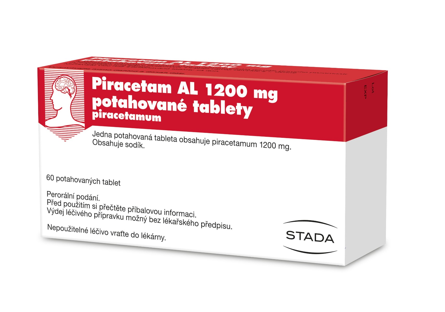 Piracetam AL 1200 mg 60 potahovaných tablet Piracetam