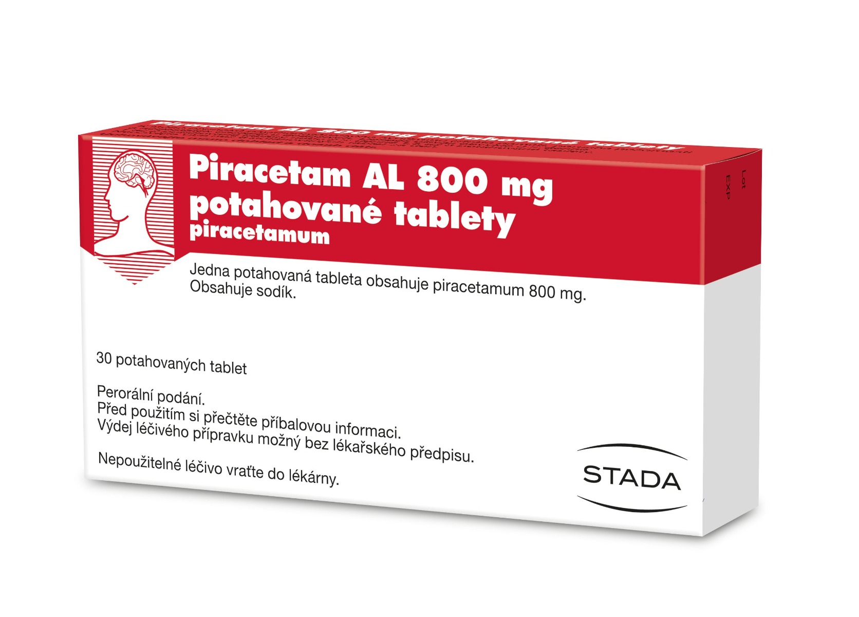 Piracetam AL 800 mg 30 potahovaných tablet Piracetam