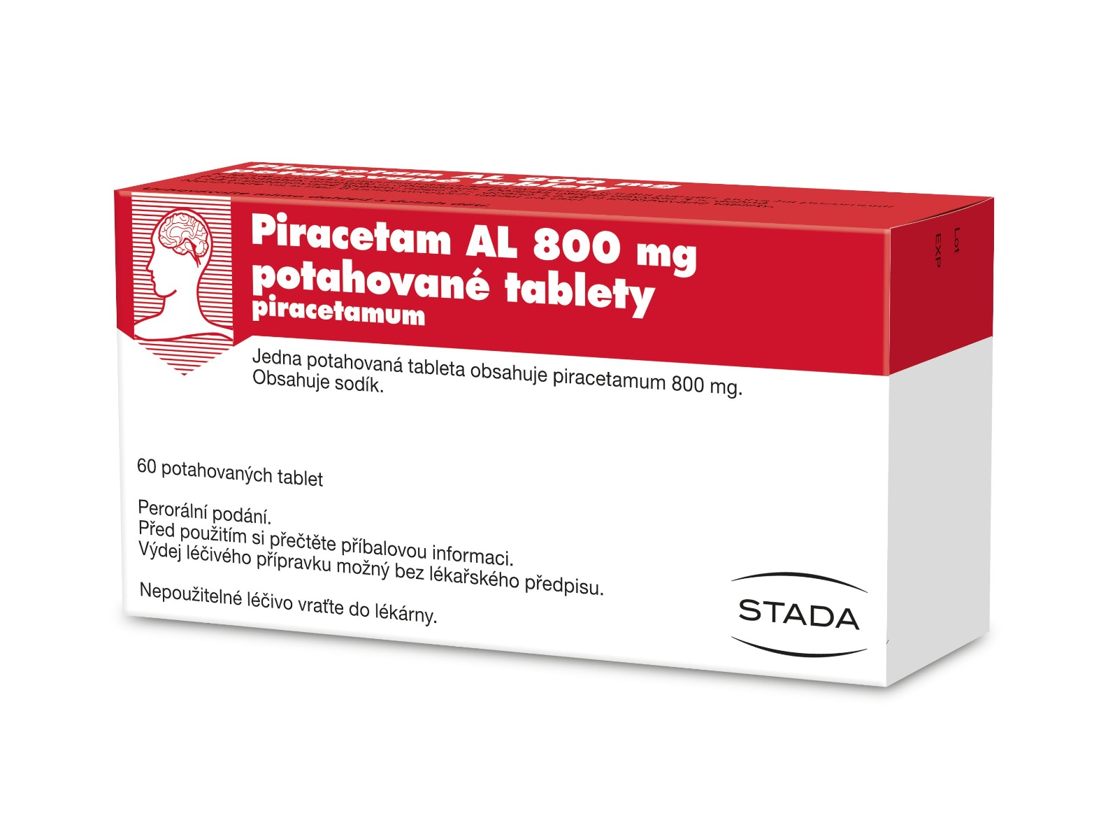 Piracetam AL 800 mg 60 potahovaných tablet Piracetam