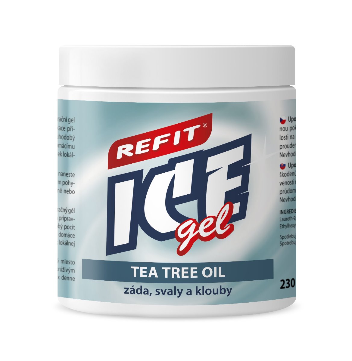 Refit Ice Masážní gel s Tea Tree Oil 230 ml Refit