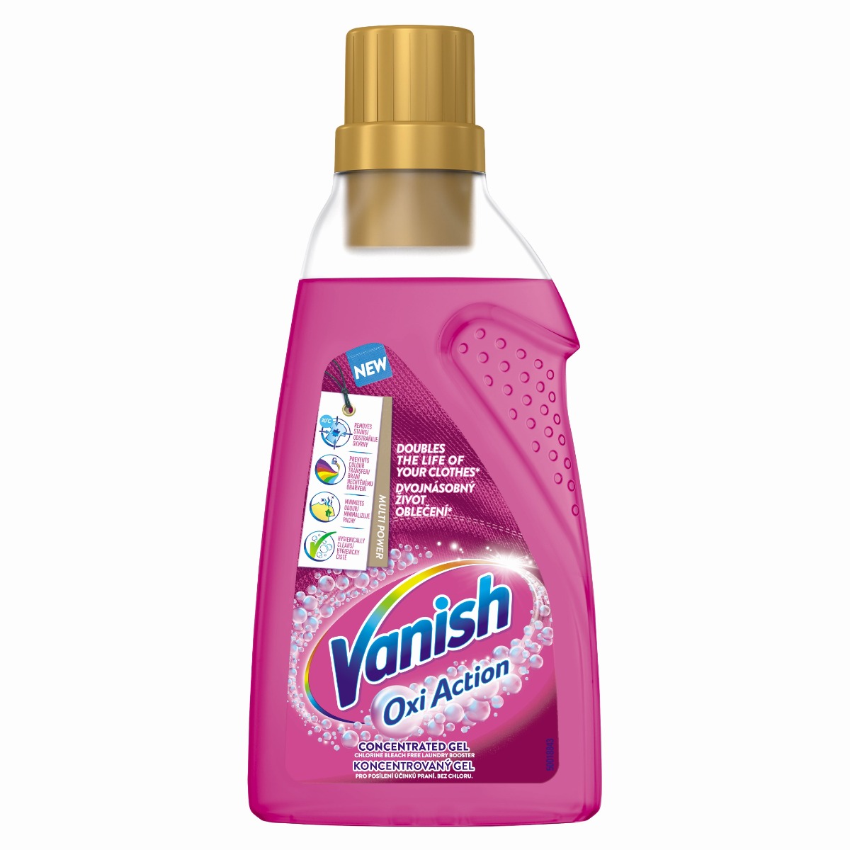 Vanish Oxi Action Gelový odstraňovač skvrn 750 ml Vanish