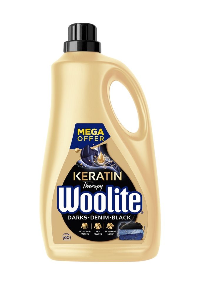 Woolite Keratin Tekutý prací prostředek na černé prádlo 3