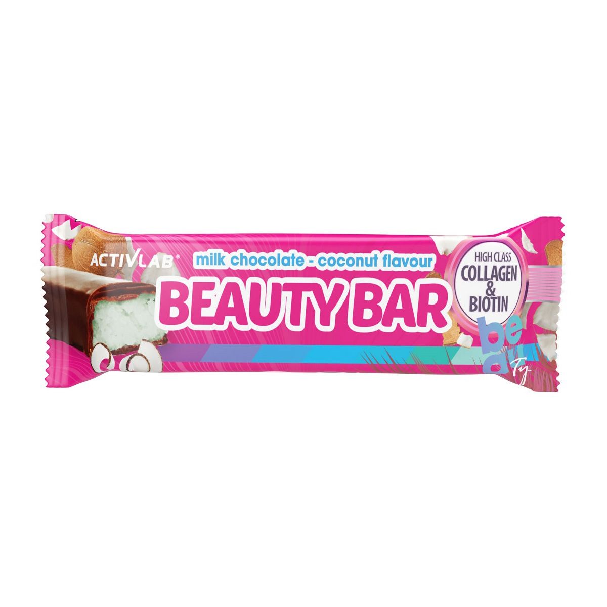 Activlab Beauty Bar mléčná čokoláda a kokos 50 g Activlab