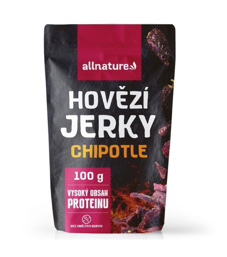 Allnature BEEF Chipotle Jerky sušené hovězí maso 100 g Allnature