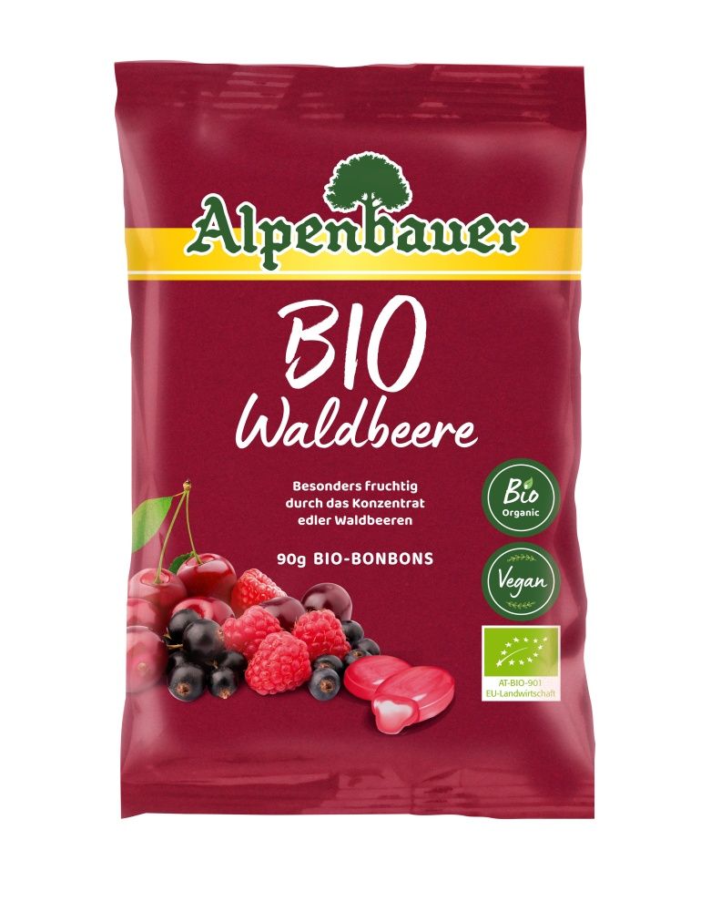 Alpenbauer Bonbóny Lesní plody BIO 90 g Alpenbauer