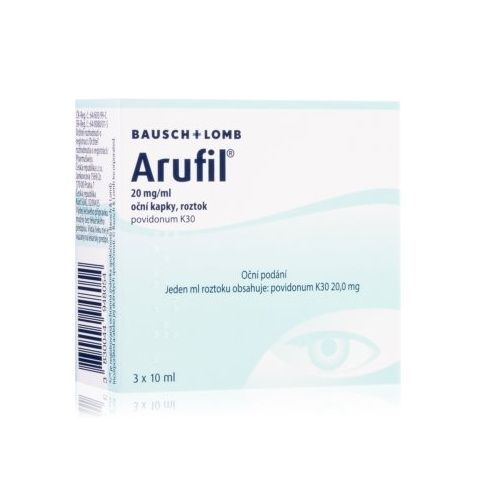 Arufil 20 mg/ml oční kapky 3x10 ml Arufil