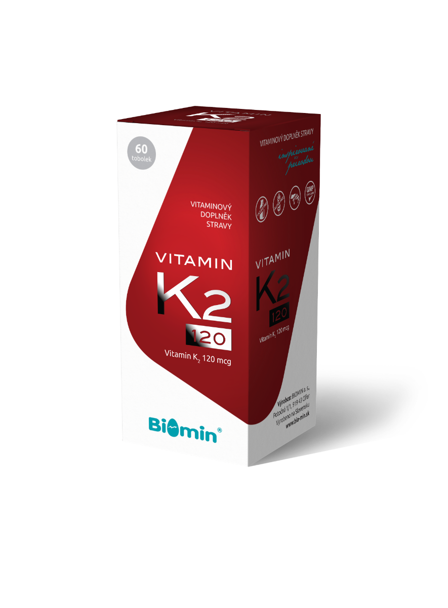 Biomin Vitain K2 120 µg 60 tobolek Biomin